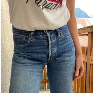 Levi's Women's Straight Leg Jeans - Medium Blue Denim